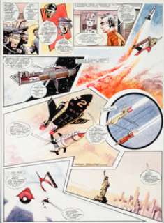 Frank Bellamy TV Century 21 #147 Page 19 Thunderbirds Original Art (IPC, 1967). F.A.B.... Thunderbirds are -
