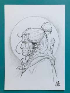 Giuseppe Matteoni | Giuseppe Matteoni - Dragonero / 3 x illustrazioni - Page volante - Exemplaire unique - (2022) | Catawiki