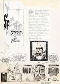 Will Eisner The Spirit Weekly "El Spirito" Complete 7-Page Story Original Art (Will Eisner -