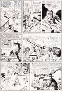 Jack Kirby and Dick Ayers Incredible Hulk #3 "Banished to Outer Space" Page 10 Original Art - | Heritage