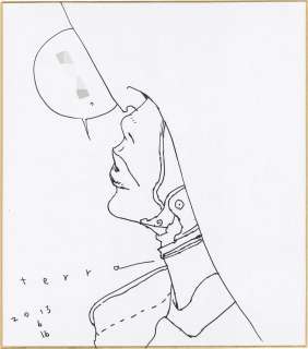 Katsuya Terada Hand-Drawn Shikishi | Mandarake (Big Web)