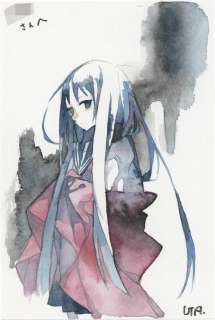 Postcard with autographed illustration by Uta Isaki | Mandarake (Big Web)