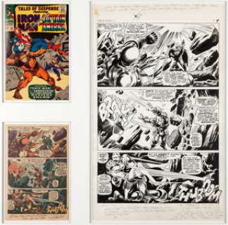 Gene Colan and Frank Giacoia Tales of Suspense #88 Story Page 5 Iron Man Original Art and Stan Lee -