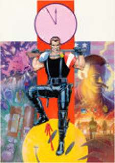 Dave Gibbons and John Higgins Watchmen Les Gardiens (French Edition) #1 Cover Painting Comedian Original -