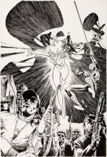 Rick Leonardi and Terry Austin Cloak and Dagger #3 Cover Original Art (Marvel, 1985). Cloak, Dagger, and -