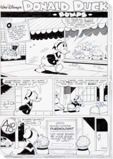 William Van Horn Anders And & Co. [Donald Duck & Co.] #2001-01 Complete 10-Page Story Original Art -