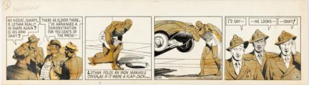 Phil Davis | Mandrake the Magician, Daily strip du 21 mai 1942 | Galerie 9ème Art