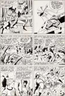 Jack Kirby and Joe Sinnott Fantastic Four #44 Story Page 6 Medusa Original Art (Marvel, 1965)....