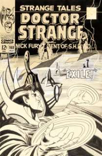 Dan Adkins Strange Tales #168 Cover Doctor Strange Original Art (Marvel, 1968).... | Heritage