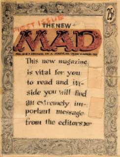  - Harvey Kurtzman MAD #24 First Magazine Issue Preliminary Cover Original Art (EC, 1955)....