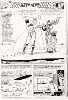  - Murphy Anderson Brave and the Bold #62 Starman Part 3 "The Big Super-Hero Hunt" Original Art -