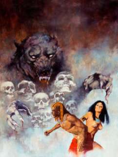 Enric (Enrique Torres-Prat) Vampirella #17 Cover Painting Original Art (Warren, 1972)....