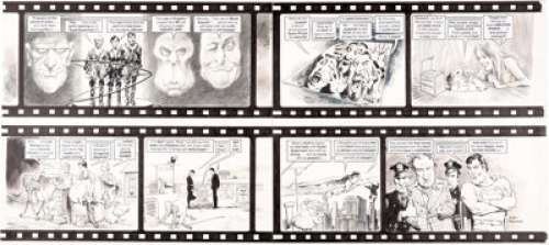 Mort Drucker MAD #226 Complete 10-Page Story "Superduperman II" Original Art (EC, 1981). ... (Total: 9 Original Art)