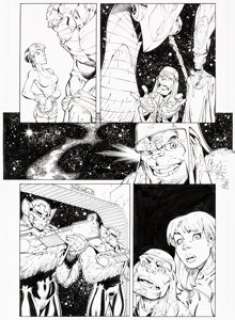 J. Scott Campbell and Sandra Hope Gen 13 #20 Story Page 7 Original Art (Image, 1997)....