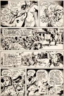 Nestor Redondo Swamp Thing #16 Story Page 16 Original Art (DC, 1975). Dismayed by her zombie army, the - | Heritage