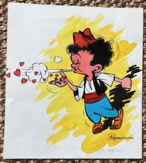 Kiko | Kiko - Dessin original couleur - Foufi - (1963) | Catawiki