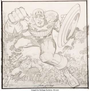 Jack Kirby | Captain America #193 Cover Original Art (Marvel, 1976). | Heritage