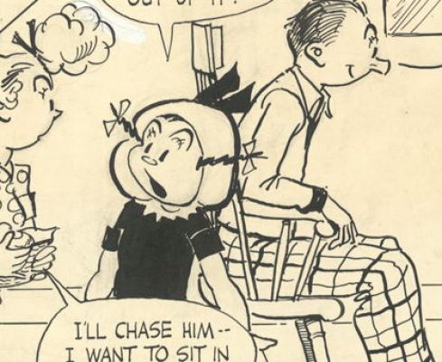 Randall- Right Around Home, Original Sunday Page | Russ Cochran