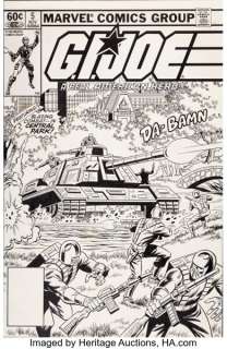 Bob Hall and Frank Giacoia - #5 Cover Original Art (Marvel, 1982).