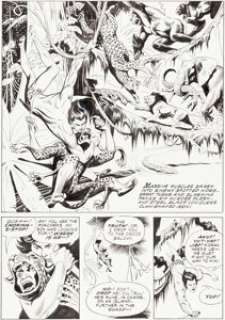 Russ Manning - Tarzan and the Beast Master Story Page 31 Original Art (c. 1972).