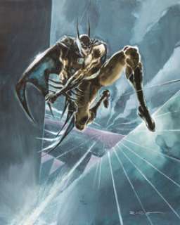 Reinhard Kleist - Batman, Legends Of The Dark Knight, Halloween Special #1 Illustration B Originale (Egmont Ehapa Verlag, 1997). Reinhard Kleist Batman: Legends Of The Dark Knight, Halloween Special #1 Illustration "B" Original Art (Egmont Ehapa Verlag, 1997).