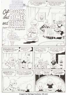 Don Rosa | Kalle Anka & C:o [Donald Duck & Company] #1995-24 Planche de Titre 1 Uncle Scrooge (Egmont, 1995). Don Rosa Kalle Anka & C:o [Donald Duck & Company] #1995-24 Story Page 1 Uncle Scrooge Original Art (Egmont, 1995). | Heritage