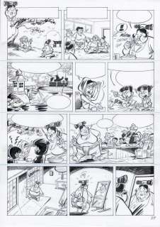 Krings, Jean-Marc | Krings, Jean-Marc - Planche originale - La Ribambelle T8 - La Ribambelle au Japon - (2012) | Catawiki