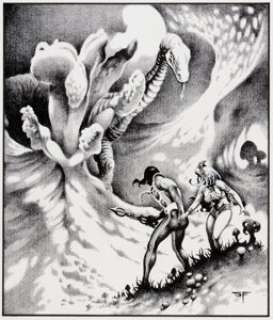 Stephen Fabian - Fantasæ #1 Cover Original Art (Star and R Productions, c. 1960-70s)....