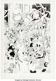 Davis, Alan - Alan Davis and Paul Neary Excalibur Special Edition #1 Splash Page 21 Original Art (Marvel, 1987)....