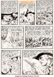 Frazetta, Frank | Frank Frazetta Charles Starrett as the Durango Kid #8 Story Page 4 Original Art (Magazine Enterprises, 1950). ... | Heritage