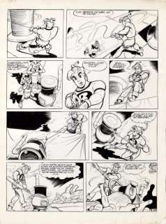 Uderzo Albert | Belloy - La princesse captive Encre de chine pour la planche | Coutau Bégarie