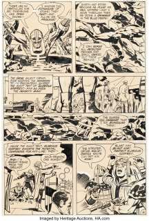 Kirby, Jack - Jack Kirby and Vince Colletta The Forever People #3 Story Page 16 Original Art (DC, 1971)....