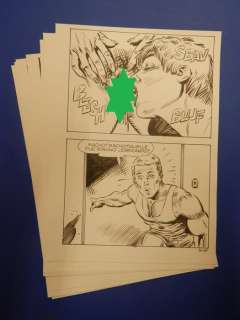 Bruno Marraffa | Macho n. 10 - Bruno Marraffa - 10x Tavole Originali erotiche "l’Homo - Lupo" - Page volante - Exemplaire unique - (1985) | Catawiki