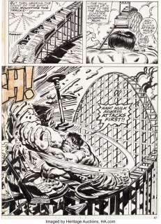 Wilson, Ron - Ron Wilson and Fran Matera Hulk #11 Story Page 47 Original Art (Marvel, 1978)....