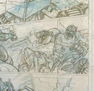 Transformers Shattered Glass Volume 2, Issue #4 ,pg #10. Flamewar Rodimus Battle. | Unreal Books