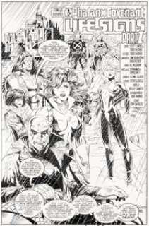 Duursema, Jan - Jan Duursema and Al Milgrom X-Factor #106 Splash Page 4 Original Art (Marvel, 1994)....