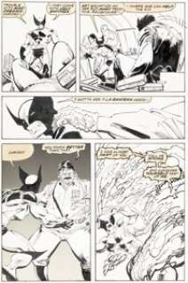 Byrne, John | John Byrne and Klaus Janson Wolverine #22 Story Page 19 Original Art (Marvel, 1990).... | Heritage