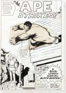 Ayers, Dick - Dick Ayers The Rawhide Kid #39 Complete 18-Page Story "The Ape Strikes!" Original Art (Marvel, 1964).... (Total: 18 Original Art)