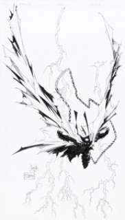 Capullo, Greg - Greg Capullo and Todd McFarlane Spawn #82 Cover Original Art (Image, 1999)....