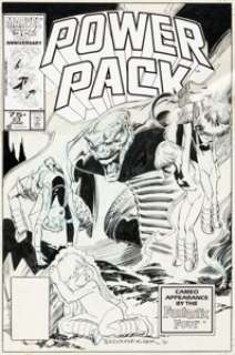 Bogdanove, Jon | Jon Bogdanove and Bob Wiacek Power Pack #23 Cover Original Art (Marvel, 1986).... | Heritage