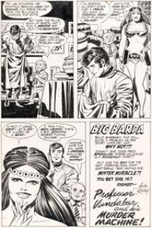 Kirby, Jack - Jack Kirby and Vince Colletta Mister Miracle #4 Story Page 22 Big Barda Original Art (DC, 1971)....
