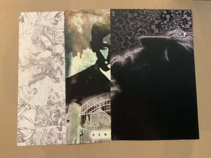 Various Artists | Three High Quality Art Prints! - Batman, Penguin from Gotham TV Series, Batman and Catwoman vs Villains - Page volante - EO - (2019) | Catawiki