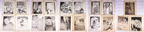 Editorial Page Drawings by O.P. Williams (19) | Goldfinch Auctions