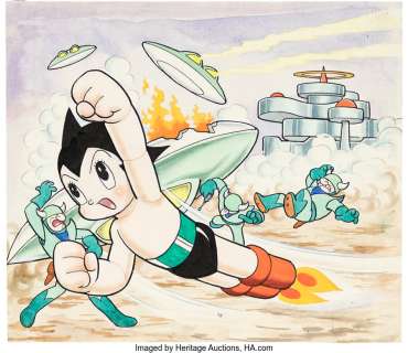 Tezuka, Osamu | Osamu Tezuka Astro Boy Kamishibai Illustration Original Art (Koide Nobuhirosha, 1963). ... | Heritage