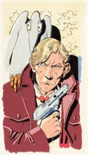 Giraud (Moebius), Jean | Jean Giraud (Moebius) The Incal - John Difool, Métal Hurlant #58 Cover Original Art (Les Humanoides Associés, 1980... | Heritage