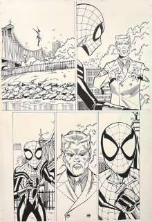 Ron Frenz / Sal Buscema - Size: 43 X 27 Cm. | Spider-Girl #66 page 10 - Frenz / Buscema - Spider-Girl page - Exemplaire unique - (2004) | Catawiki