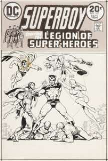 Nick Cardy | Superboy #197 Cover Original Art (DC, 1973).... | Heritage