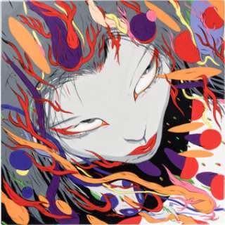 Yoshitaka Amano "DL-III" Portrait Painting Original Art (2007).