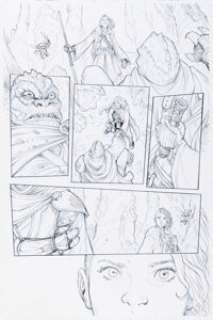 Ario Anindito - Star Wars: High Republic #1 Story Page 4 and Preliminary Original Art (Marvel, 2021).