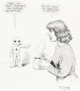Robert Crumb | Bonus Magazine Illustration Original Art (Bonus Publ., 1991). | Heritage